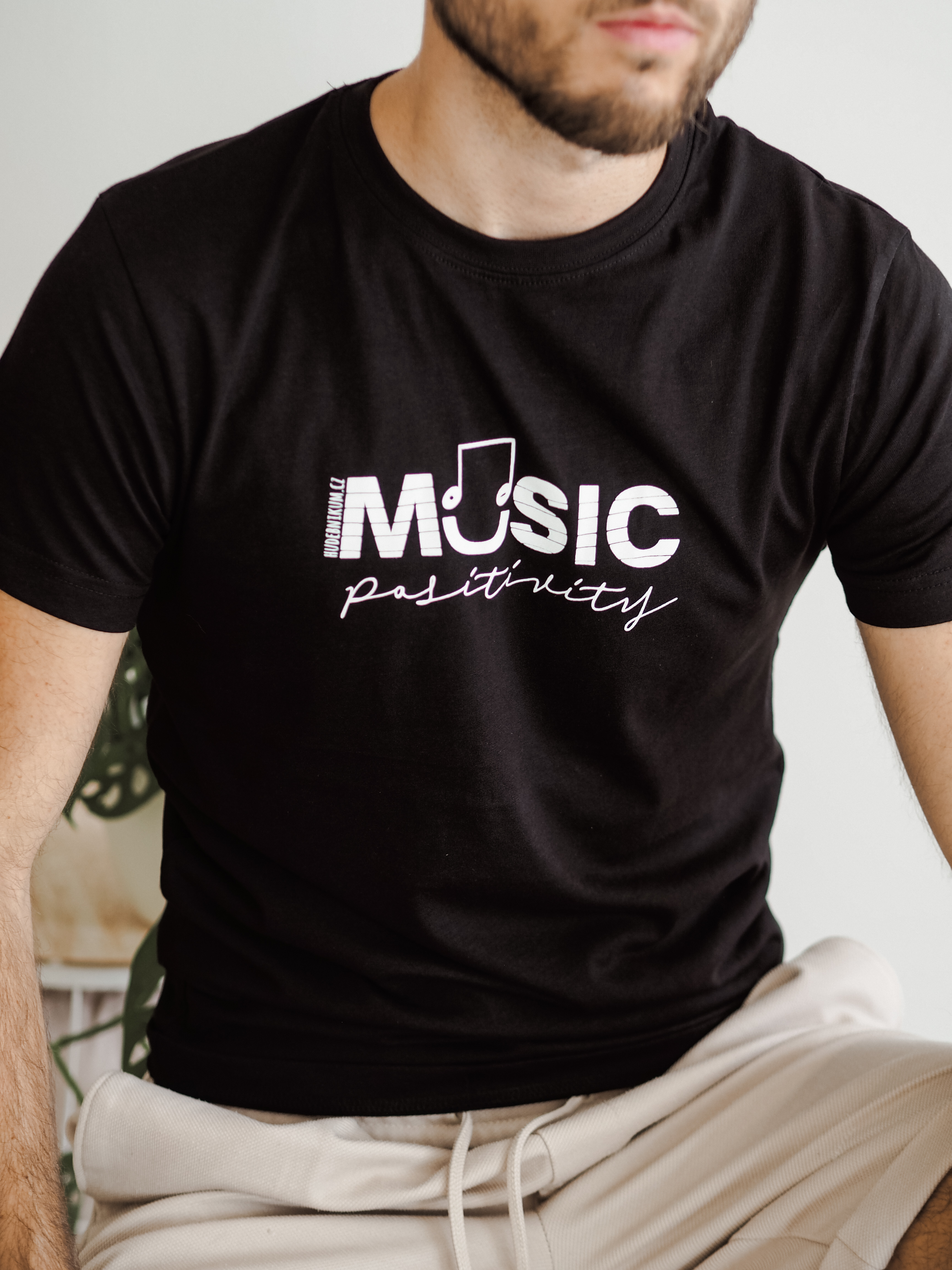 Music positivity pánské hudební tričko